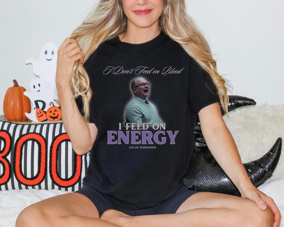 What We Do in the Shadows T-Shirt: Colin Robinson Energy Vampire Tee
