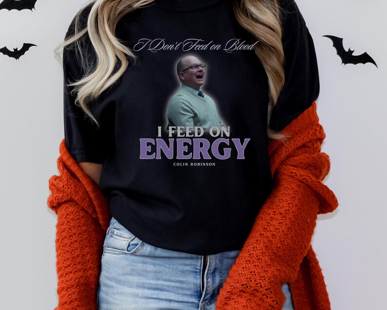 What We Do in the Shadows T-Shirt: Colin Robinson Energy Vampire Tee image 5