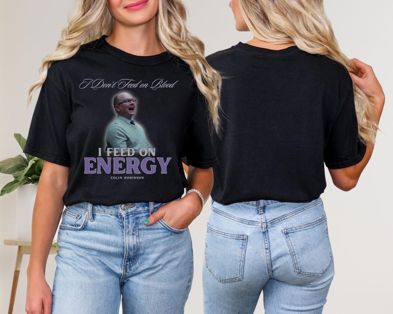 What We Do in the Shadows T-Shirt: Colin Robinson Energy Vampire Tee image 4