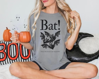 Bat! What We Do In The Shadows T-shirt, Gothic Vampire Tee