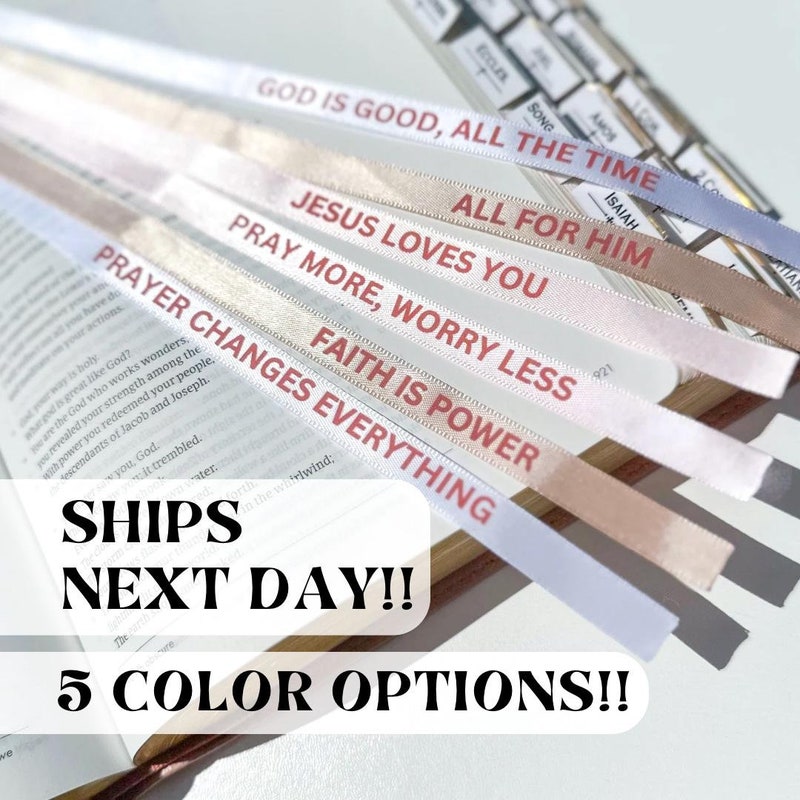 Ribbon Bookmark - Etsy