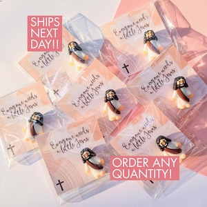 Mini Jesus Figure Pocket Size Jesus Favor Religious Stocking Stuffer Gift Small Church Handout Ministry Gift Idea Christian Pocket Token