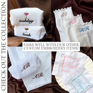 Personalized embroidered socks with custom initials and elegant ruffle trim displayed on rich satin material featuring boutique style pilates socks ideal for barre class outfits yoga studio fashion bridesmaid proposal gifts matching friend gifts college girl accessories and trendy feminine clean aesthetic wardrobes with soft white ribbed socks pastel monogram embroidery cozy comfortable fit and timeless minimalist personalized fashion styling for women and teens