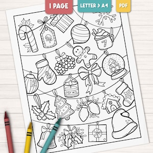 Coloring advent calendar, Printable Christmas coloring page for kids, Christmas countdown coloring, Holiday coloring pages download