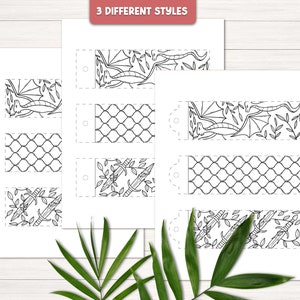 Coloring bookmarks for adults, Fantasy bookmark printable, Dragon bookmark, Digital bookmarks, Fantasy gift for book lovers, Bookmark craft image 6