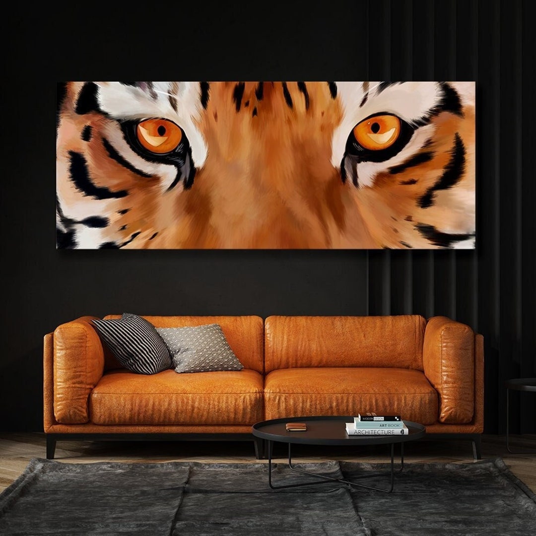 Tiger Eyes Canvas Print Wall Art Home Decor Poster Painting Etsy
