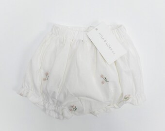 Floral Embroidered Bloomers
