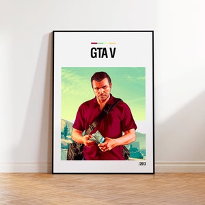 Poster Cartaz Jogo Grand Theft Auto V Gta 5 H - Pop Arte Poster