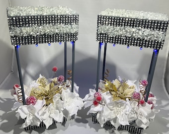 Lanterna con fiori scintillanti