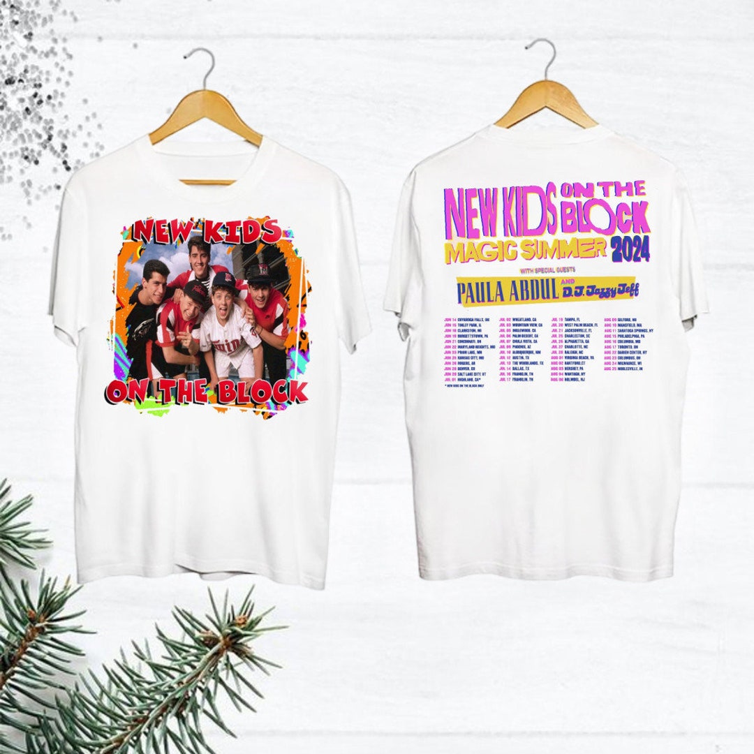 NKOTB the Magic Summer Tour 2024 Vintage Concert Tee Shirt Etsy UK