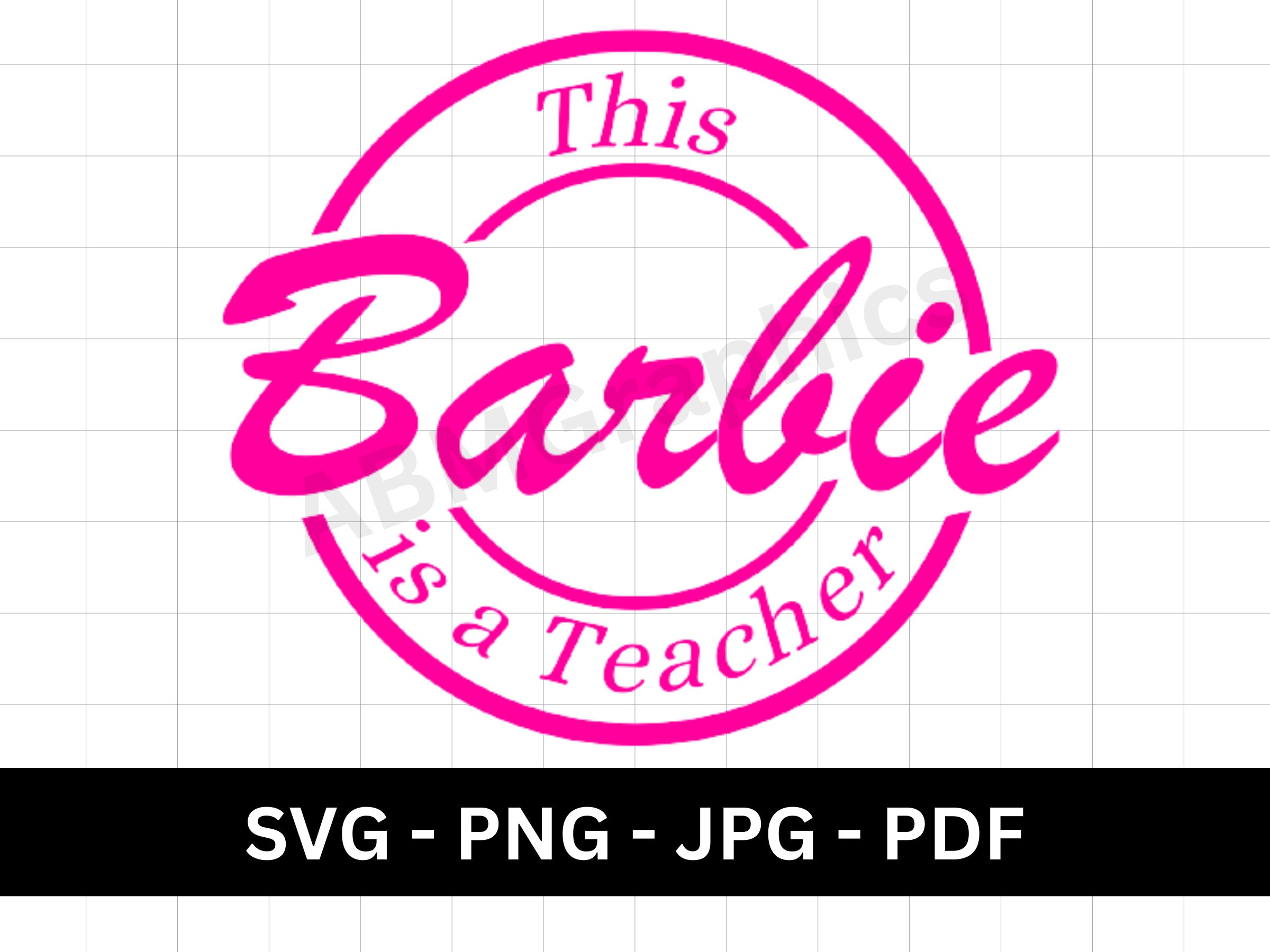 t-shirt com as citações de eu sou uma barbie girl - TenStickers