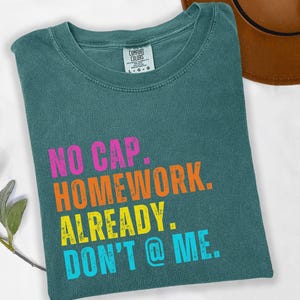 Funny Back to School Teacher Shirt, First Day Elementary School Comfort Colors® Tee, Gen Alpha Slang Tshirt, Middle School Teaching Apparel