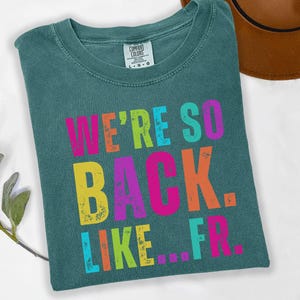 Funny Back to School Teacher Shirt, First Day Elementary School Comfort Colors® Tee, Gen Alpha Slang Tshirt, Middle School Teaching Apparel
