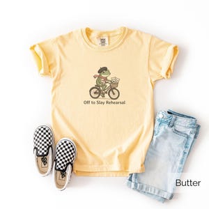 Funny Theatre Frog Comfort Colors® Shirt, Drama Teacher Meme Tee, Musical Theatre Kid Gift, Tech Week Rehearsal Tshirt, Actor Actress Gift Butter