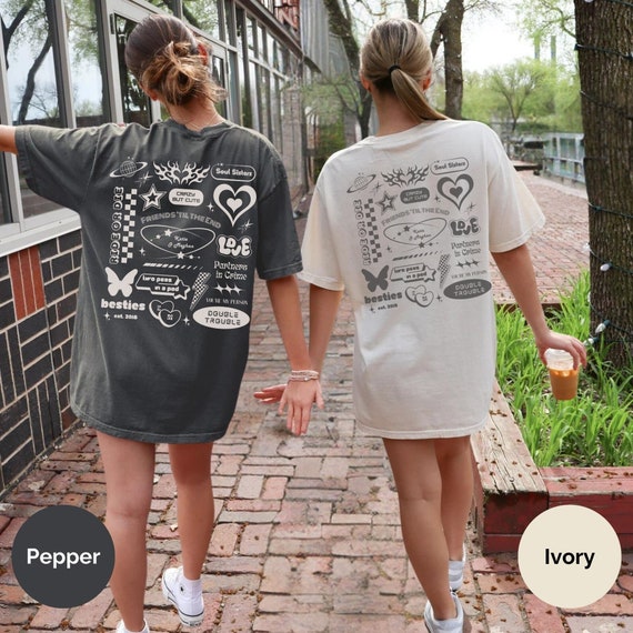 Custom Best Friend Matching Shirt, Personalized BFF Shirts With