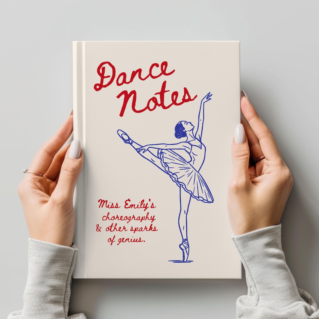 Personalized Dance Notes Journal, Ballet Teacher Notebook ...