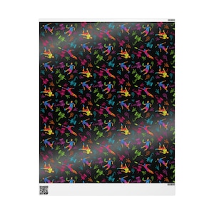Disc Golf Wrapping Paper, Disc Golf Gifts for Him, Frisbee Golf Player Birthday Gift, Funny Wrapping Paper Roll, Disc Golf Basket Gift Wrap image 7