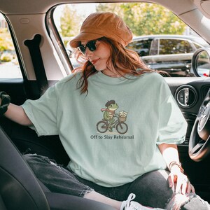 Funny Theatre Frog Comfort Colors® Shirt, Drama Teacher Meme Tee, Musical Theatre Kid Gift, Tech Week Rehearsal Tshirt, Actor Actress Gift Bay