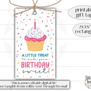 Afdrukbare verjaardagscadeaulabels - verjaardagscadeaulabel - kinderverjaardagslabel - een kleine traktatie om je verjaardagscadeau te maken - gefeliciteerd met je verjaardag