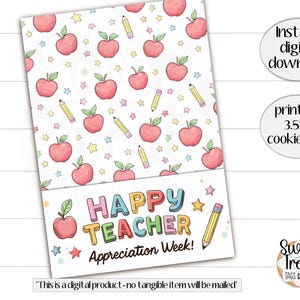 Danke Kekskarte für Lehrer - Dankeschön-Lehrer-Cookie-Karte - Dankeschön-Lehrer-Cookie-Karte - Dankeschön-Lehrer-Cookie-Karte
