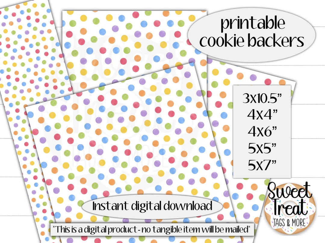Printable Back to School Cookie Backers - School Box Backers - Teacher ...