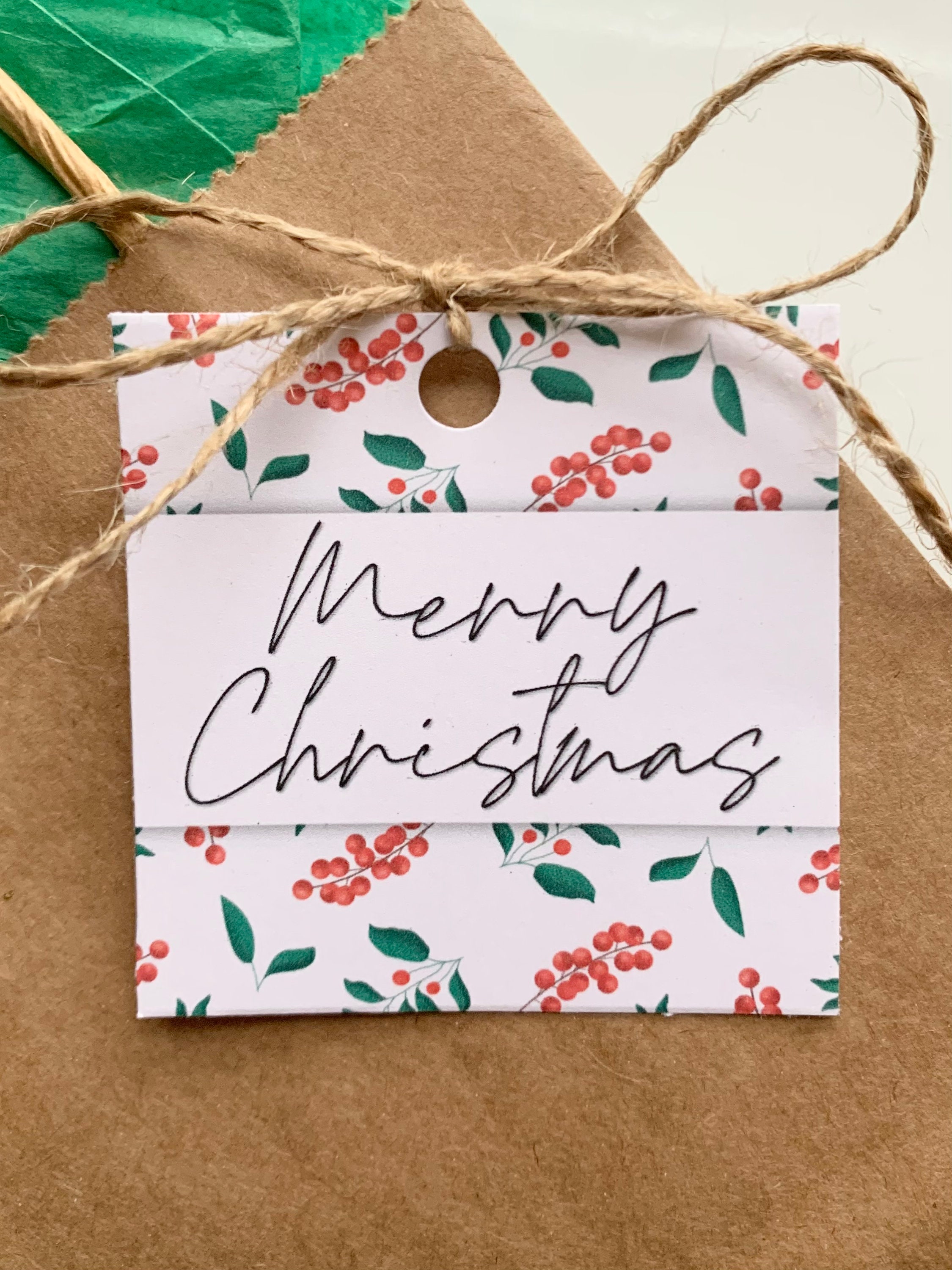 Printable Christmas Cookie Tag Set Merry Christmas Cookie - Etsy