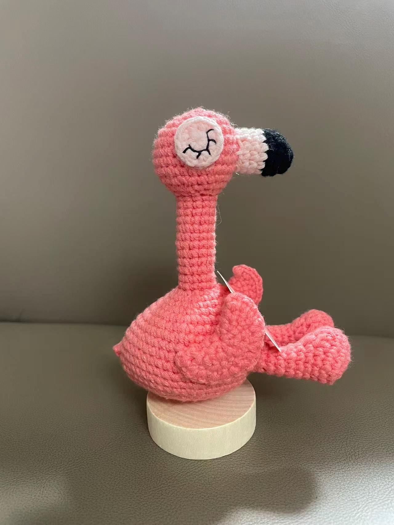 Peluche Flamant Rose Au Crochet Avec Citation - Vous êtes Un Cadeau Flamboyant, Jouet De Soutien émotionnel, Peluche Ondes Positives, Cadeau Fait Main Pour La Santé Mentale - Canada
