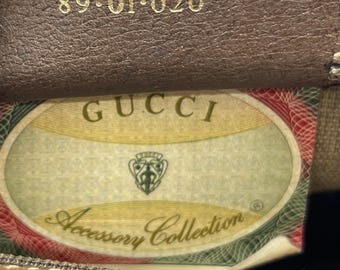 Vintage 1989 GUCCI Accessory Collection Pouch in Excellent