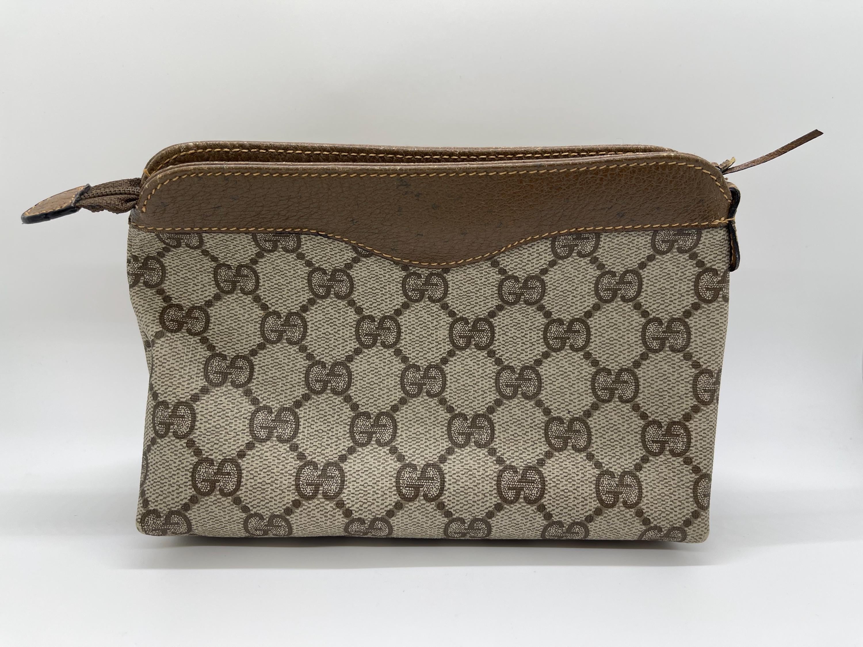 Vintage 1989 GUCCI Accessory Collection Pouch in Excellent