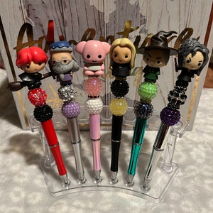 Character beaded pens