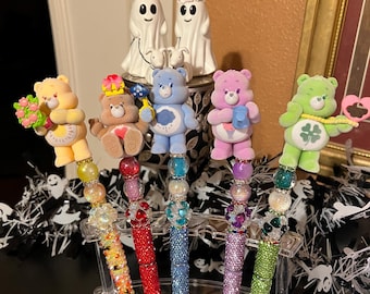 Długopisy z postaciami Care Bears, długopisy kolekcjonerskie na prezent