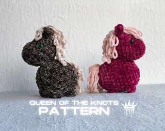 Pattern: Horse Crochet Amigurumi Plush Toy, Pony Farm Animal DIY Tutorial and Instructions, Digital PDF Instal Download