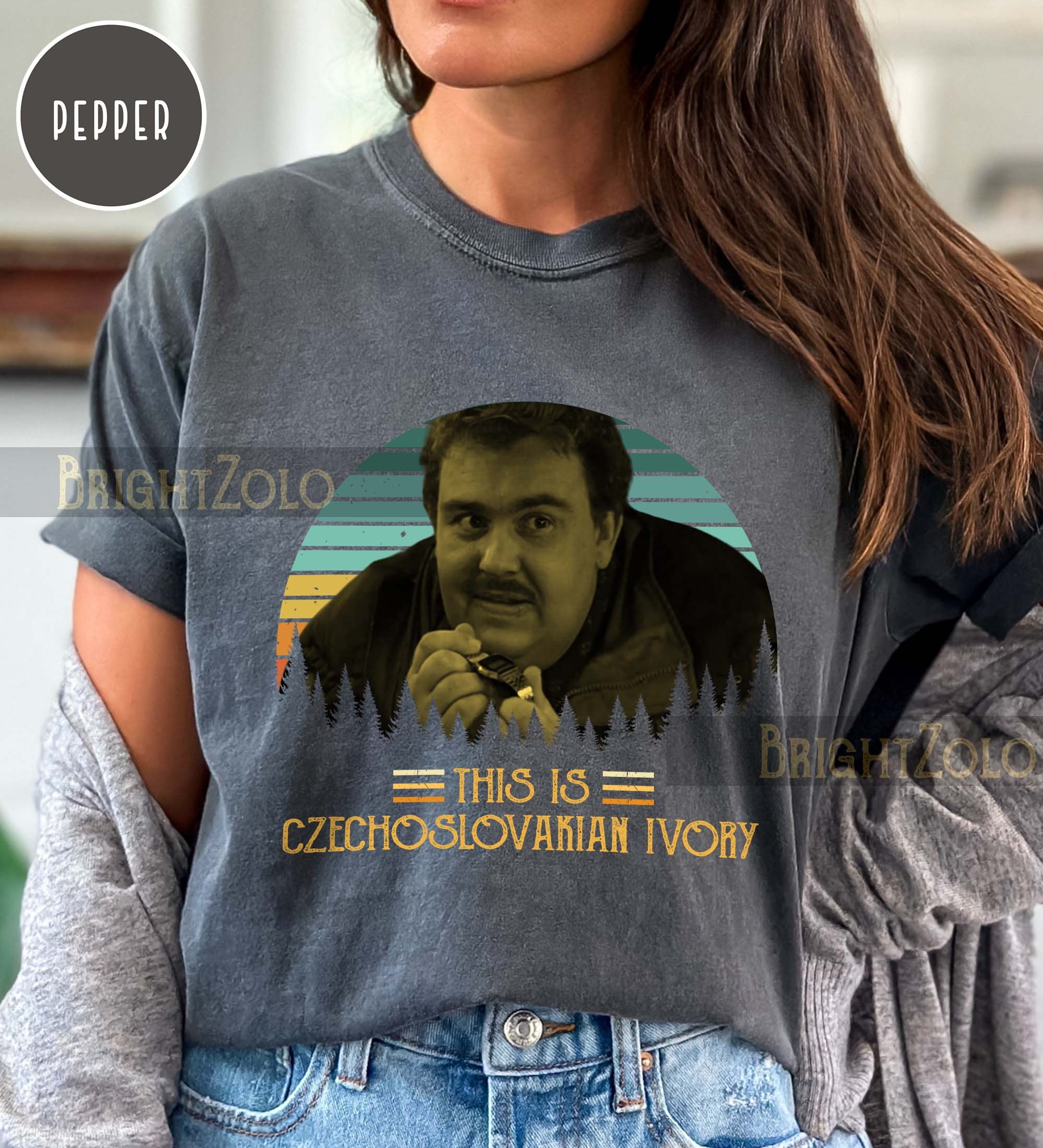 Del Griffith - This Is Czechoslovakian Ivory Sunset Vintage Retro T-shirt