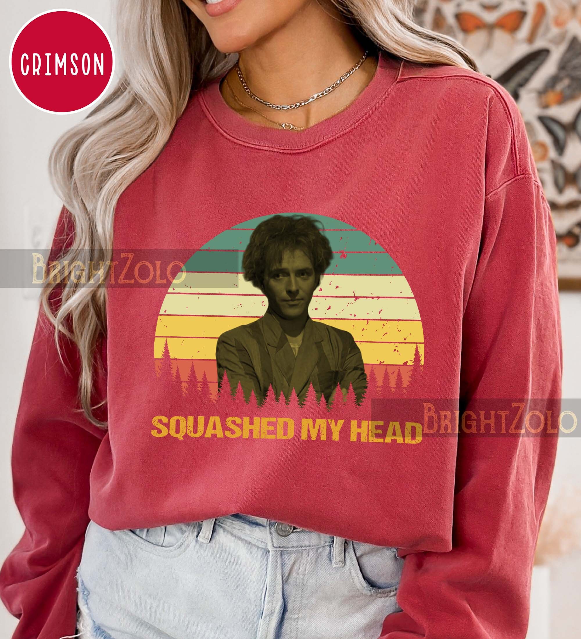Drop Dead Fred Squashed My Head Sunset Vintage Retro Comfort Etsy