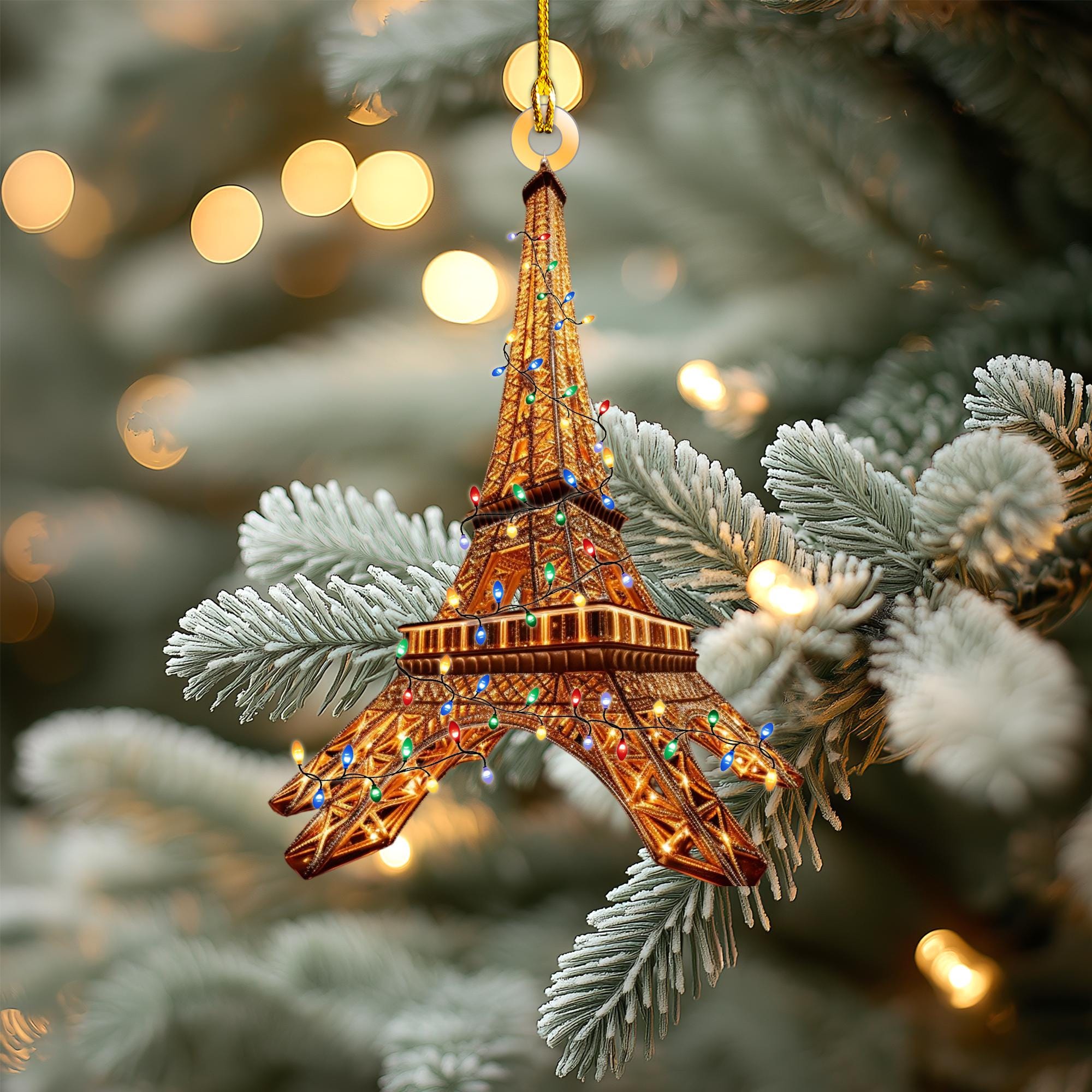 Eiffel Tower Xmas - Etsy