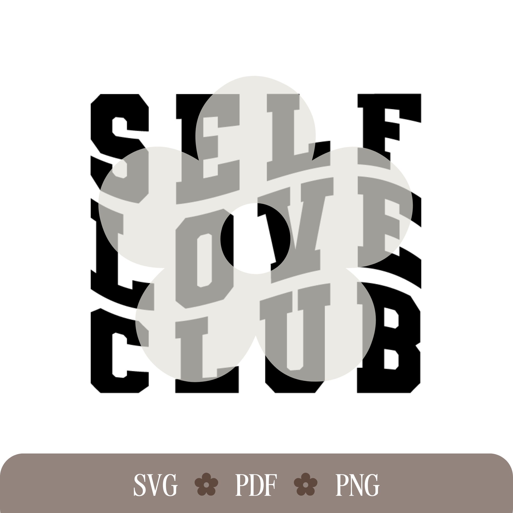 Self Love Club SVG Mental Health Instant Download - Etsy