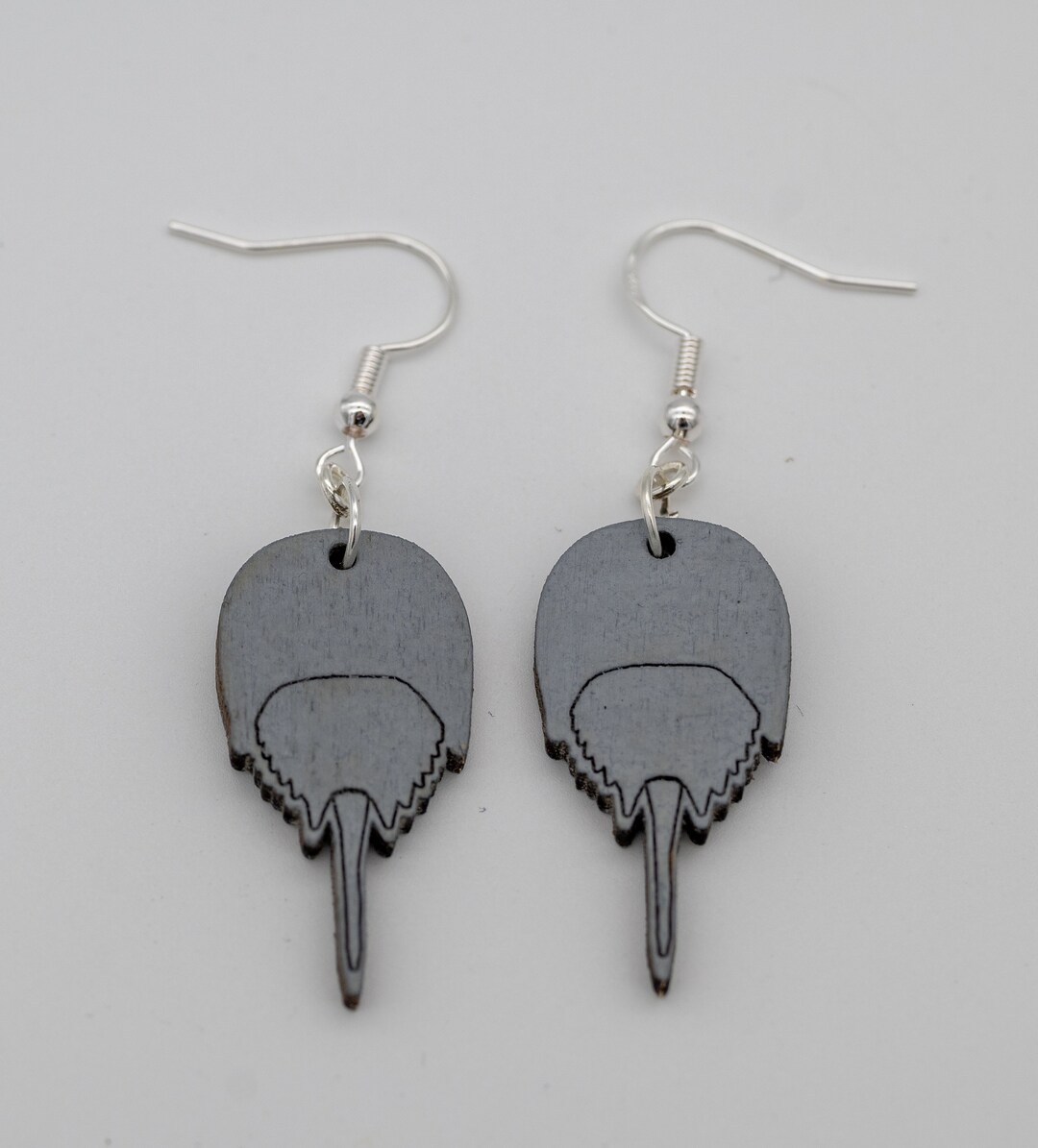 Horseshoe Crab Earrings Funky Jewelry Lightweight Laser Cut Etsy