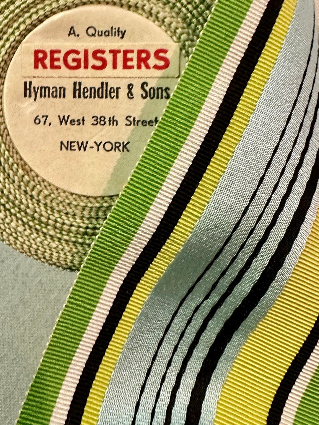 Vintage Moiré Ribbon - Etsy