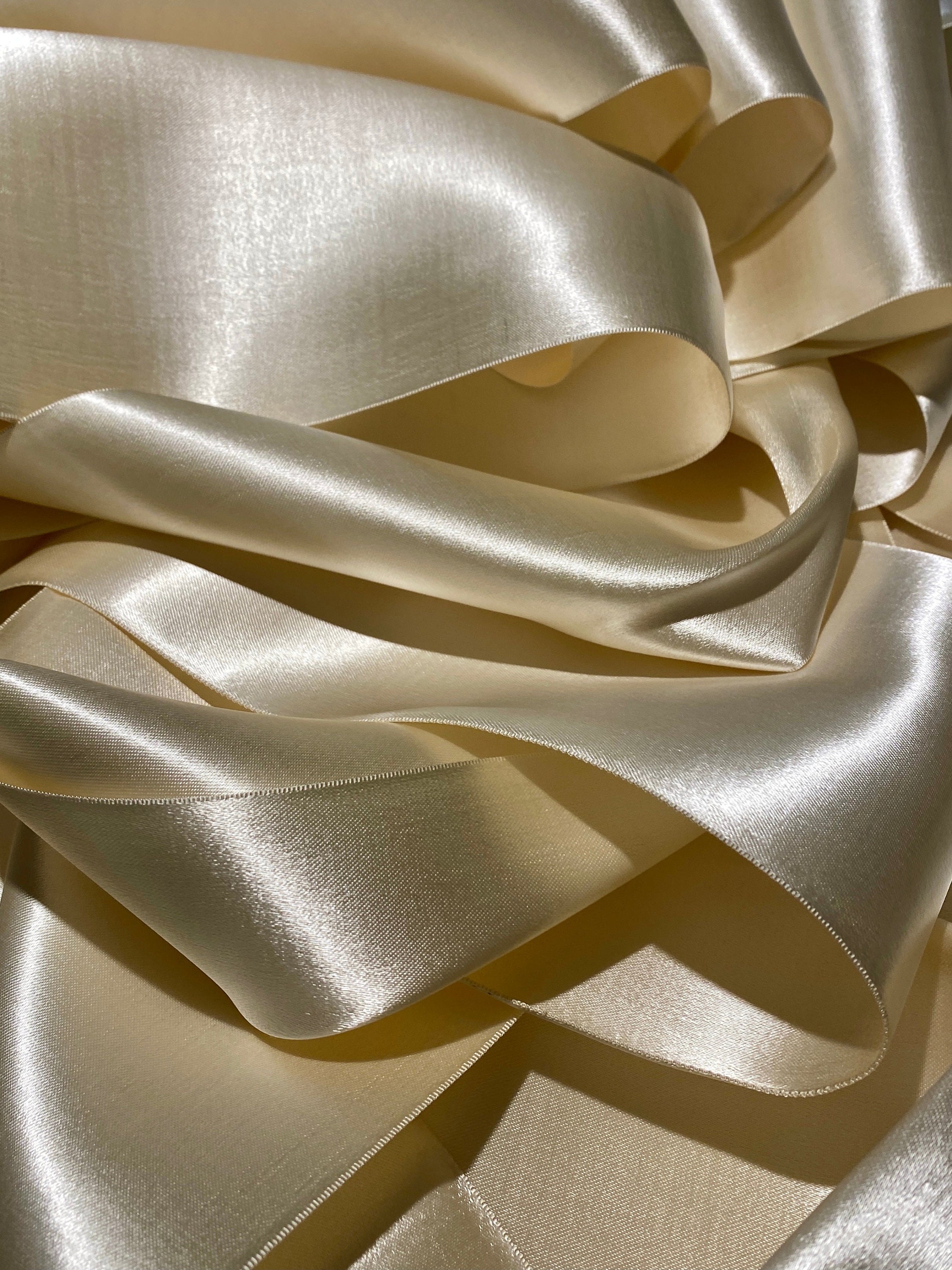 French Bridal Satin Ribbon - Etsy