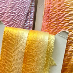 Antique French Textured Ombre Ribbon