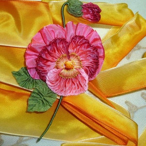 Classic French Light to Dark Yellow Ombre Ribbon