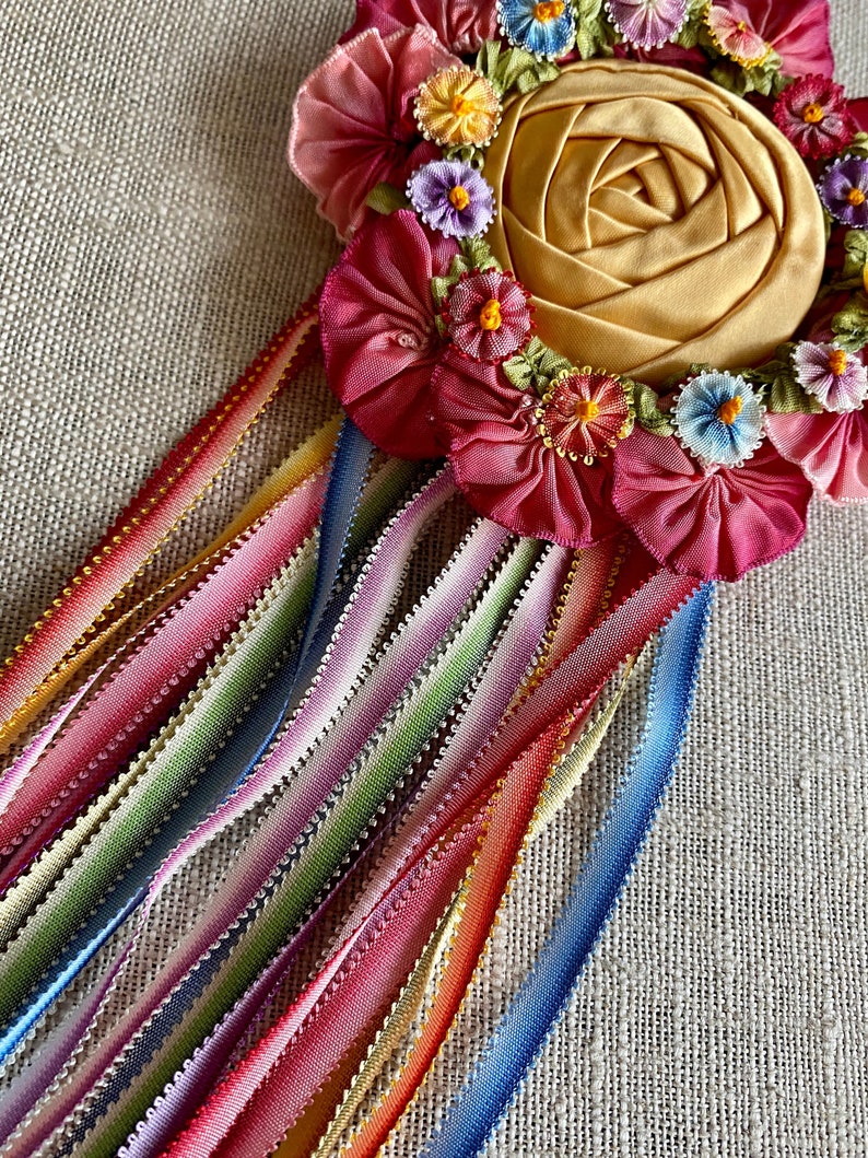 Picot Ombre Ribbon for Ribbon Work and Embroidery