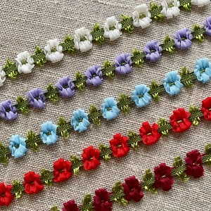 Ribbon Rococo Trim Five Different Colors
