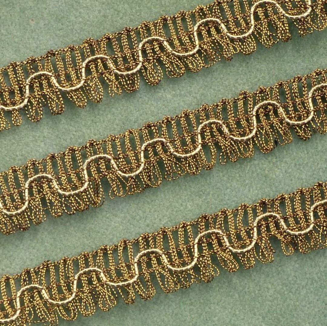 Antique Metal Fringe Trim Etsy