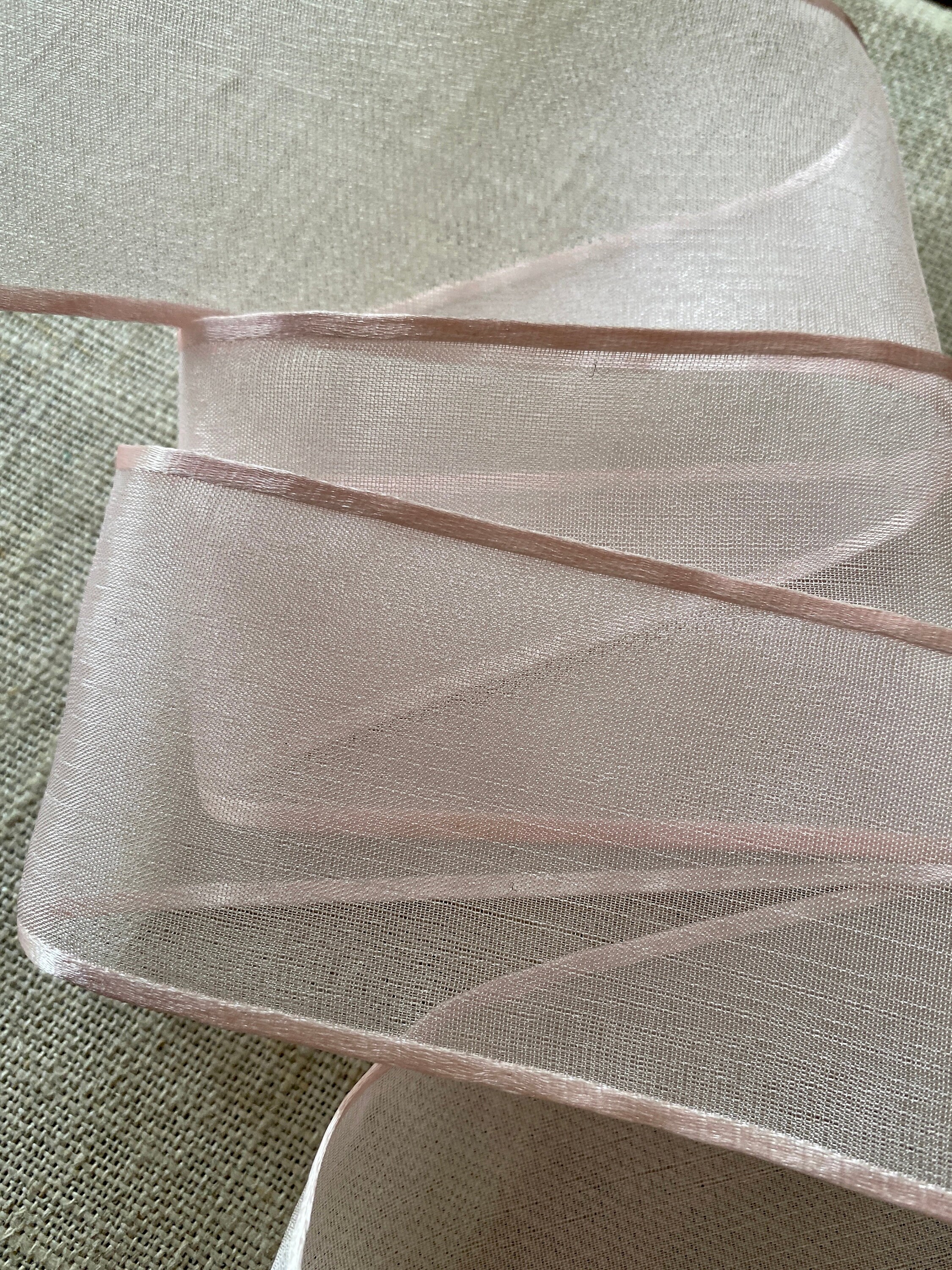 Stretch Organdy Ribbon Mokuba Organdy Ribbon With Satin Edges - Etsy