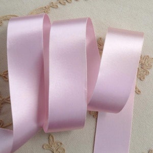 Vintage Pink Double Faced Satin Ribbon - Etsy
