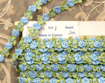 Rococo Trim Blue Ombre Buds By the yard