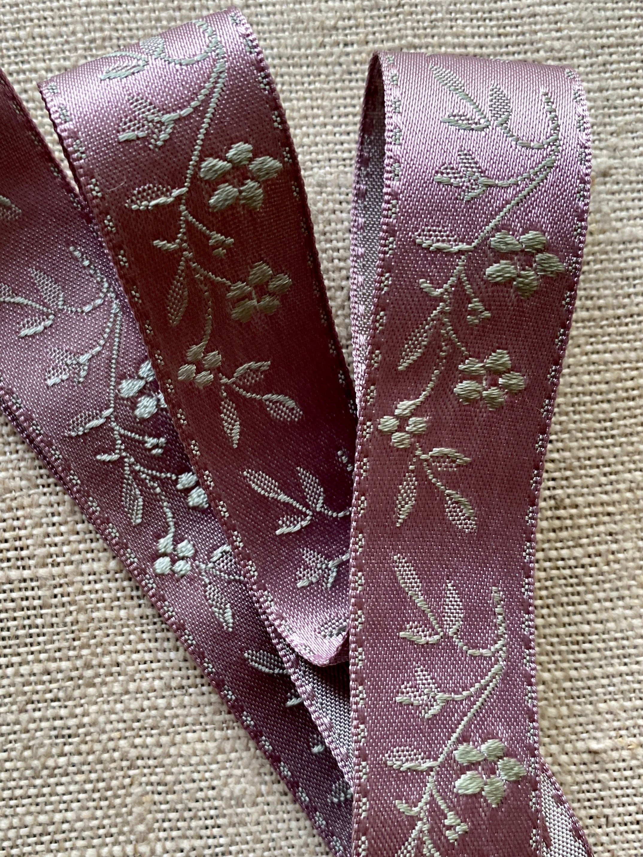 French Style Ribbon Flower Garlands Etsy