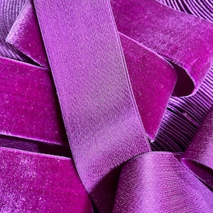 Velvet Satin Backed Vintage Ribbon