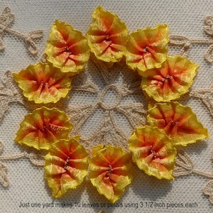 Woven Patterned Scalloped Ombre Ribbon